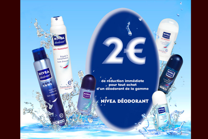 Nature morte PLV NIVEA DEO